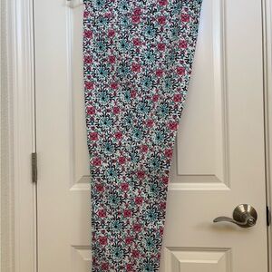 Peck & Peck Floral Patterned Pants